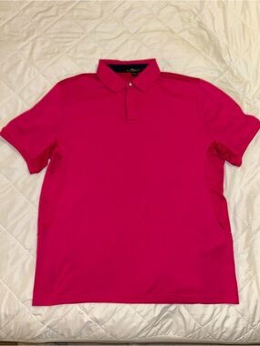 Polo by Ralph Lauren Men’s Short Sleeve Polo in Hot Pink